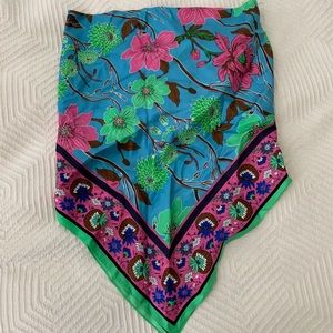 Zara large silk scarf